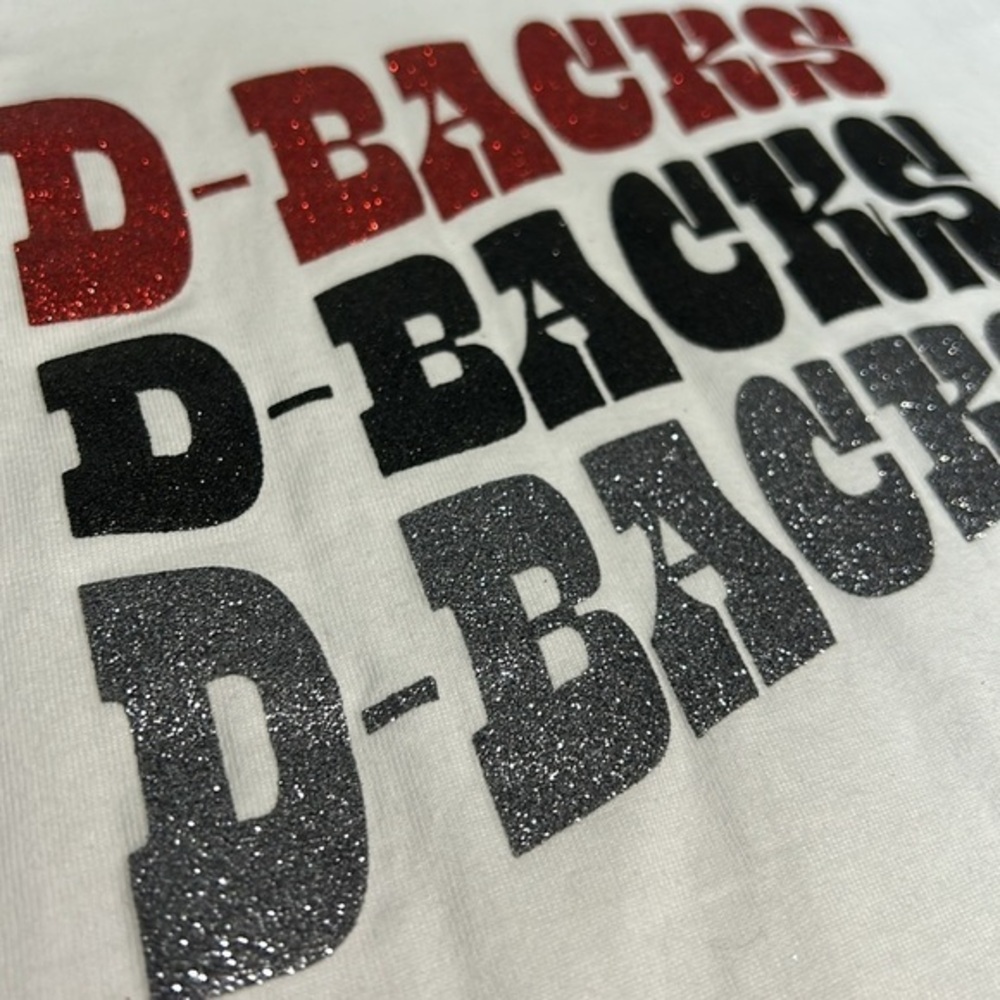 Arizona Diamondbacks White and Red T-Shirt